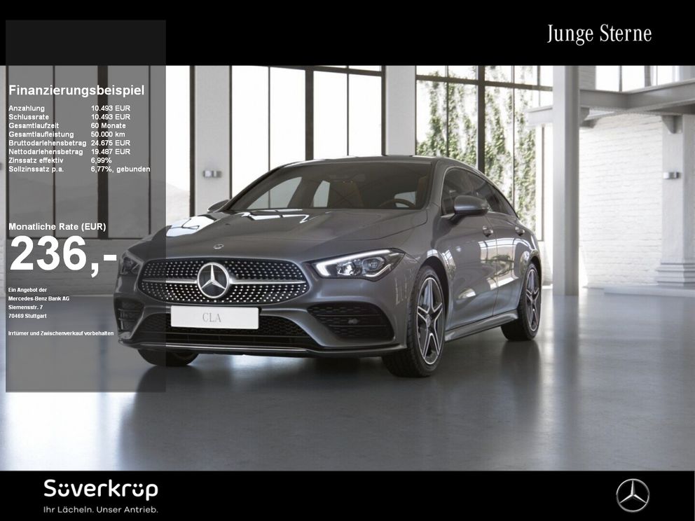 MERCEDES-BENZ CLA 250 SB AMG AHK KAMERA SPUR PDC SHZ