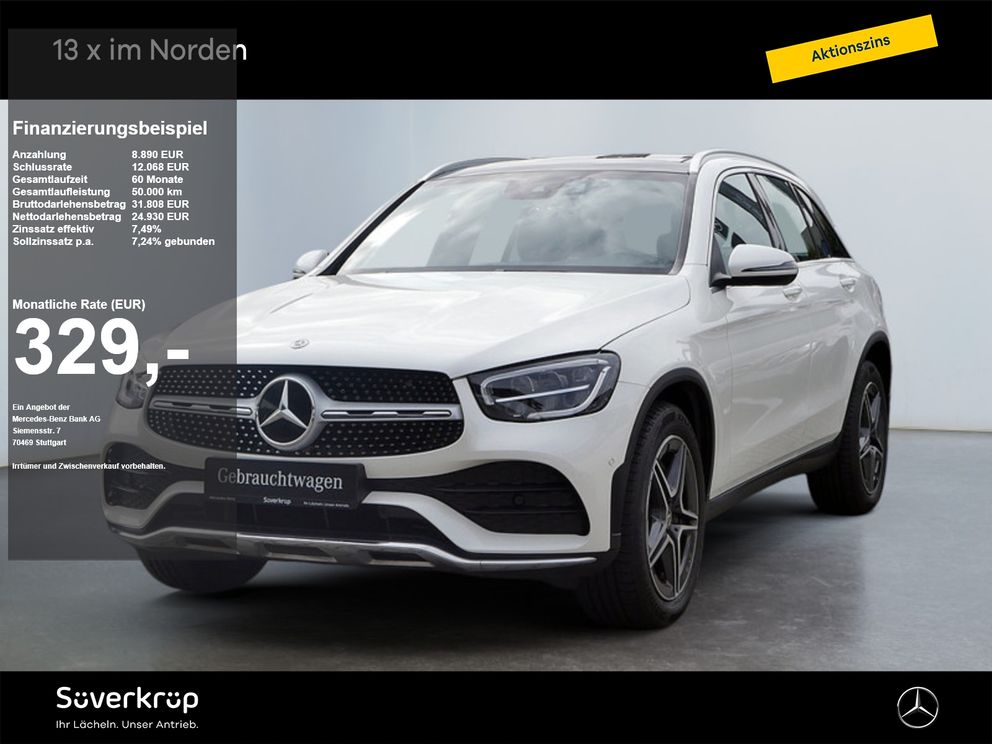 MERCEDES-BENZ GLC 200 d 4M AMG AHK KAMERA PANO PDC SHD SHZ