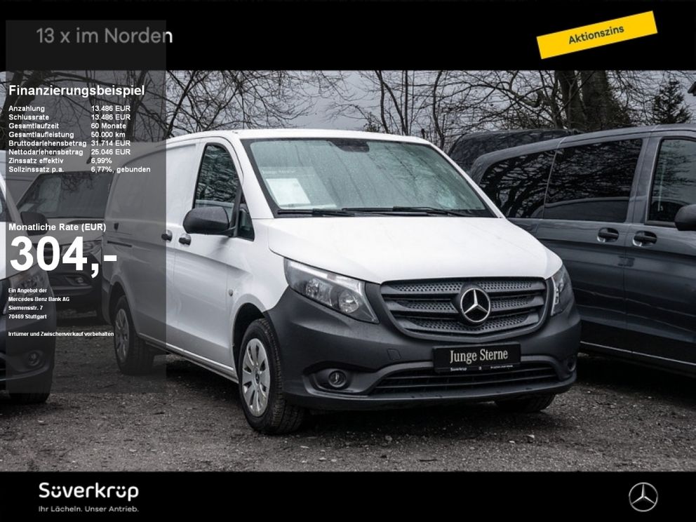 MERCEDES-BENZ Vito 116 KASTEN LANG KLIMA KAMERA AHK 2,5T AUTOM