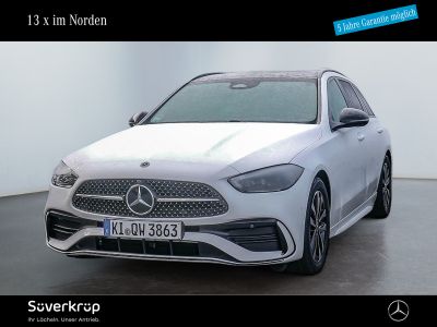 MERCEDES-BENZ C 200 d T AMG NIGHT SPUR PANO AHK DISTR 360 PDC