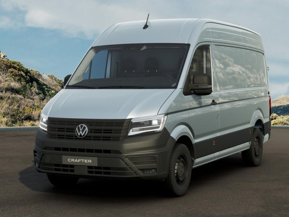 VW NFZ Crafter 35 Kasten HD Motor: 2,0 l TDI EURO VI-e SCR 120 kW Getriebe: Heckantrieb 8-Gang-Automatikgetriebe Radstand: 3640