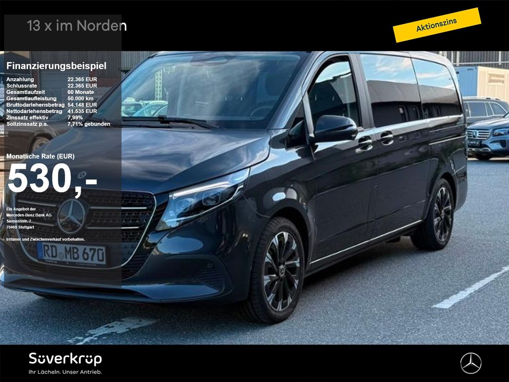 MERCEDES-BENZ V 220 d STYLE MULTIBEAM SOUND LENKRADHEIZ  BURM