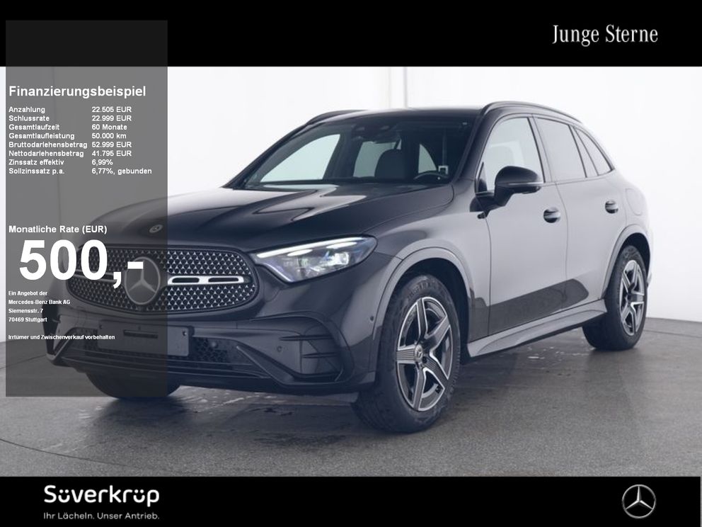 MERCEDES-BENZ GLC 300 de 4M , BURM AMG NIGHT DISTR SPUR PANO