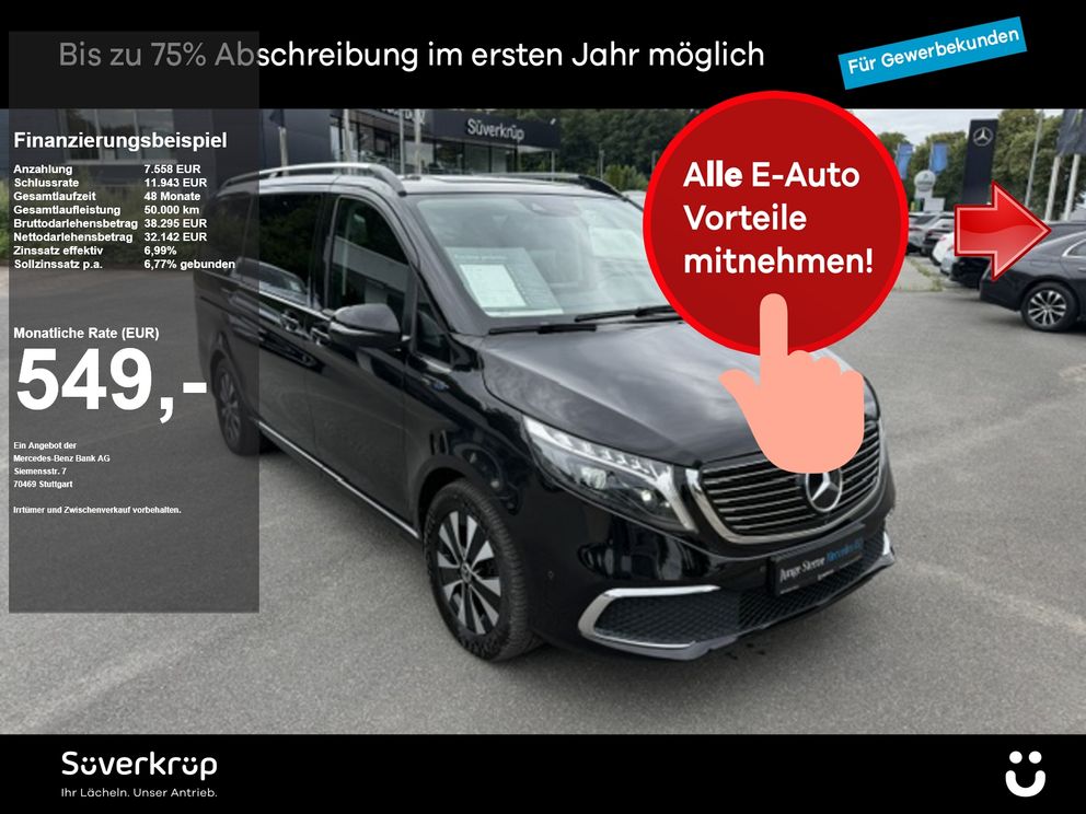 MERCEDES-BENZ EQV 300 DISTRONIC 360° KLIMAAUTOMATIK 7SITZE NAVI