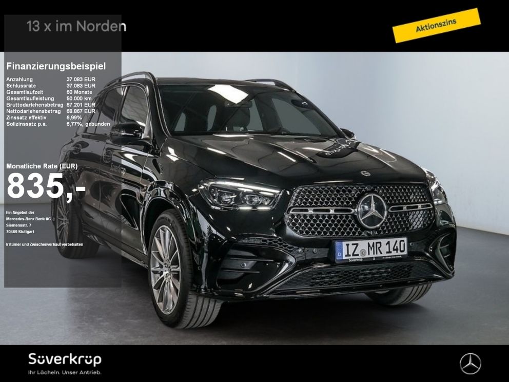 MERCEDES-BENZ GLE 450 d 4M BURM AMG NIGHT SPUR DISTR AIRMATIC