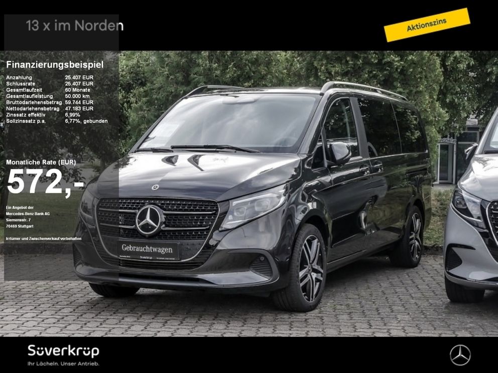 MERCEDES-BENZ V 250 4M STYLE LANG AHK WINTER KOMFORTLIEGE MOPF2
