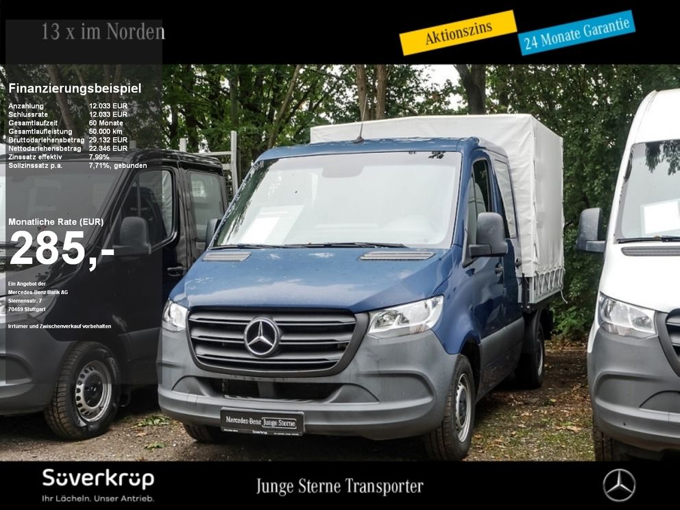 MERCEDES-BENZ Sprinter 215 PRITSCHE DOKA KOMPAKT KLIMA