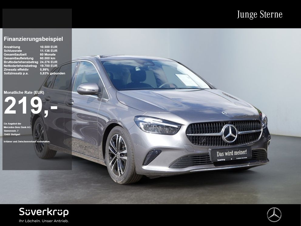 MERCEDES-BENZ B 200 , PROGRESSIVE AHK KAMERA SPUR PDC SHZ