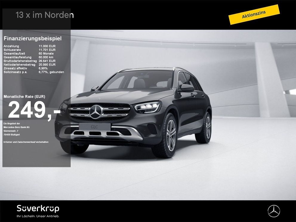 MERCEDES-BENZ GLC 200 4M AHK KAMERA PDC SHZ