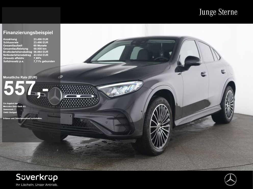 MERCEDES-BENZ GLC 300 e 4M Coupé , AMG NIGHT 360 AHK DISTR PDC