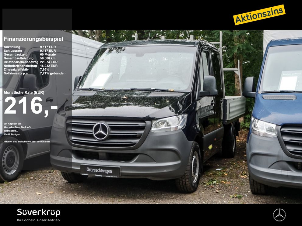 MERCEDES-BENZ Sprinter 314 PRITSCHE STANDARD DOKA AHK 2,8T KLIMA