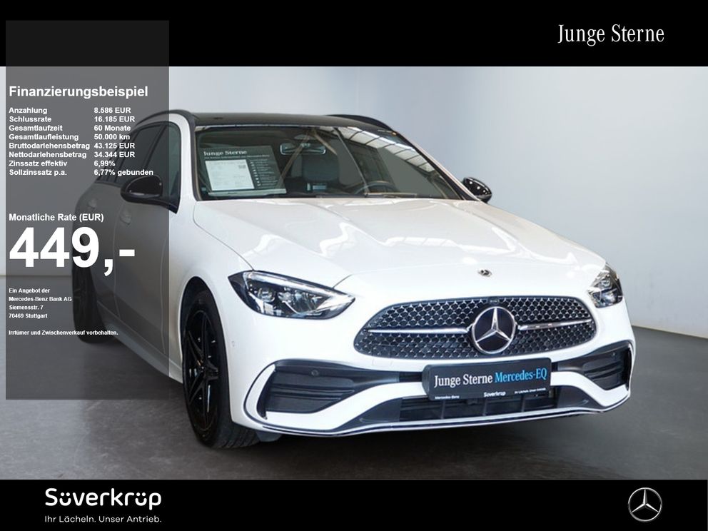 MERCEDES-BENZ C 300 T e ,  AMG NIGHT MEMO KAMERA PANO SPUR PDC