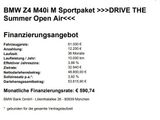 BMW Z4 M40i M Sportpaket >>>DRIVE THE Summer Open Air<<<