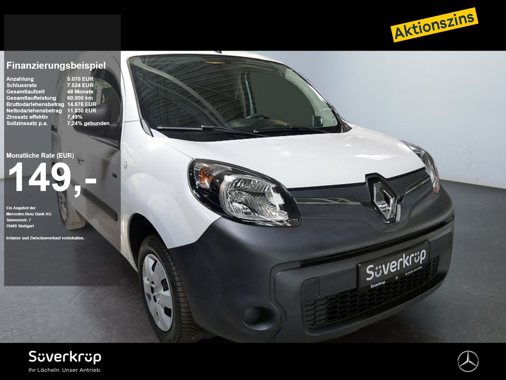 RENAULT Kangoo Z.E. 33 inkl. Batterie Klima Radio Kamera