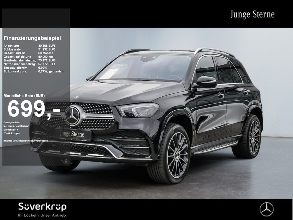 MERCEDES-BENZ GLE 580 4M BURM AMG DISTR AIRMATIC PANO SPUR
