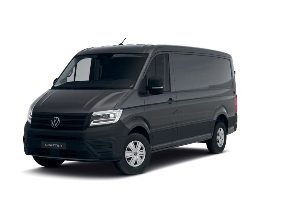 VW Crafter 35 Kasten Motor: 2,0 l TDI EU6-EC SCR 103 kW Getriebe: Frontantrieb 8-Gang-Automatikgetriebe Radstand: 3640 m