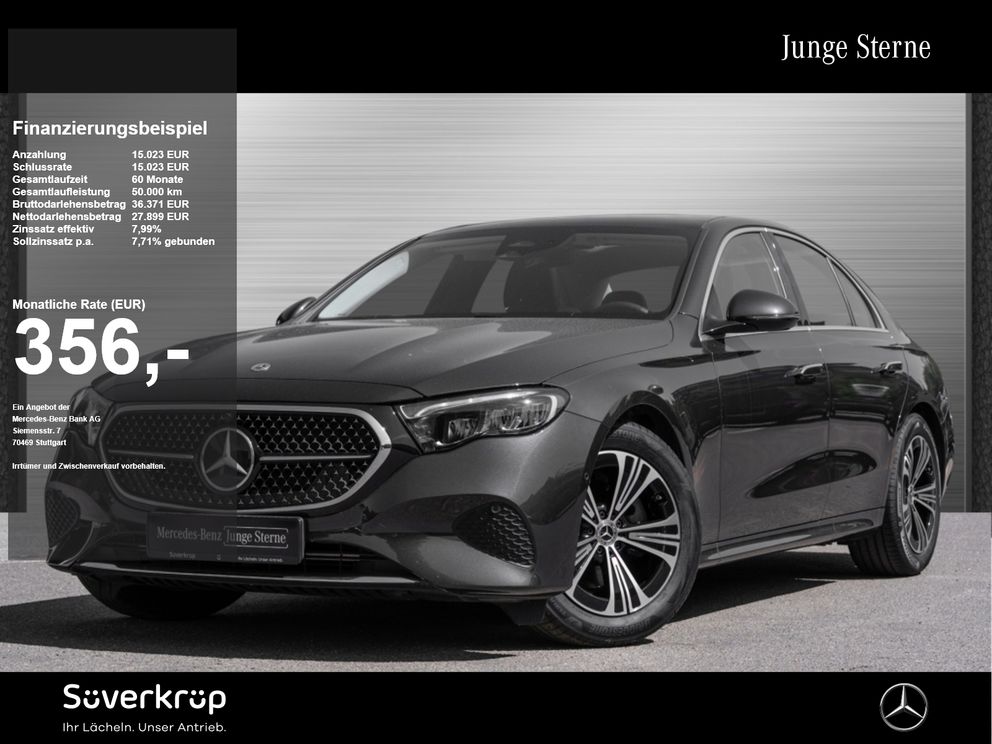 MERCEDES-BENZ E 220 d , AVANTGARDE DISTR KAMERA PANO SPUR PDC