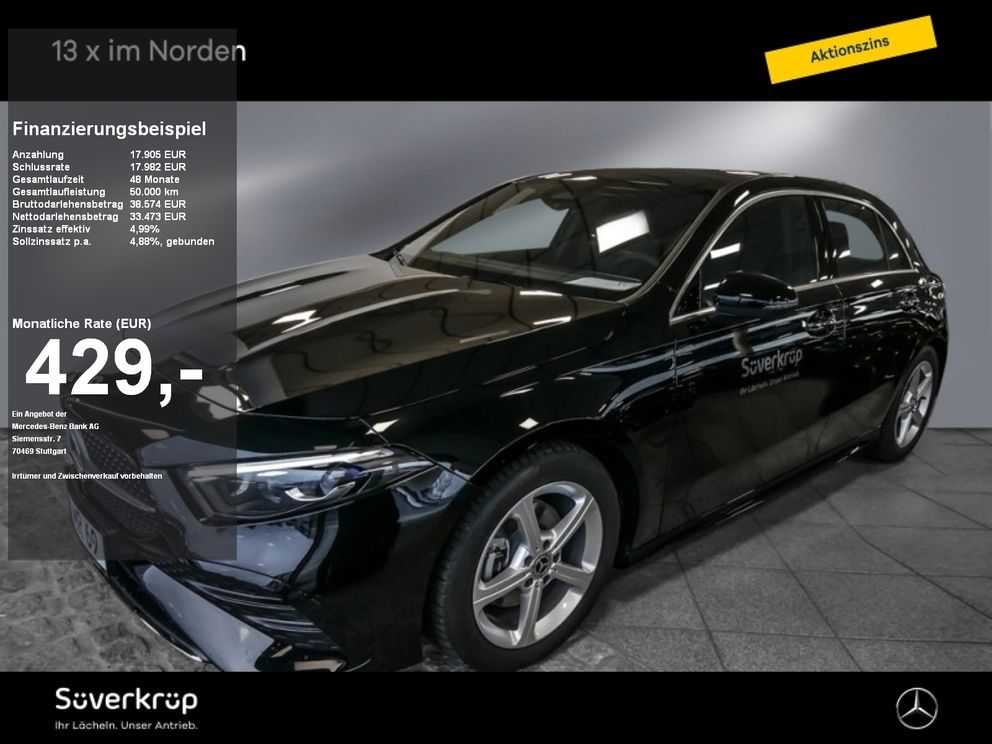 MERCEDES-BENZ A 200  AMG SPUR AHK DISTR KAMERA PDC SHZ MULTI