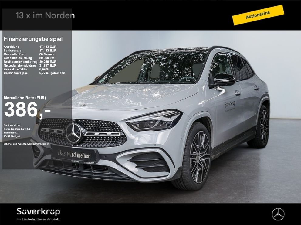 MERCEDES-BENZ GLA 200 d AMG NIGHT SPUR PANO AHK KAMERA PDC