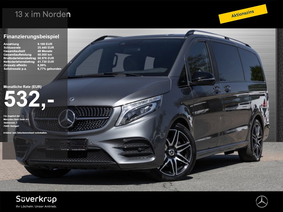 MERCEDES-BENZ V 300 AVANTGARDE EDITION AMG AHK STANDH NIGHT 360° BURM