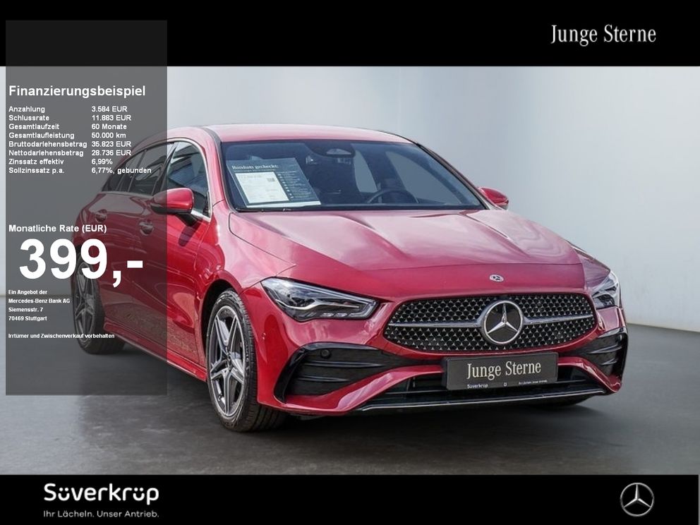 MERCEDES-BENZ CLA 200 d SB , AMG LED Sound CarPlay Ambiente