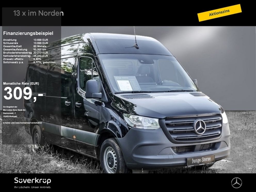 MERCEDES-BENZ Sprinter 317 KASTEN LANG L2H2 KLIMA AHK 3,5T NAVI
