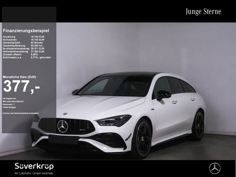 MERCEDES-BENZ CLA 35 AMG 4M SB , NIGHT PREMIUM SPUR PANO 360