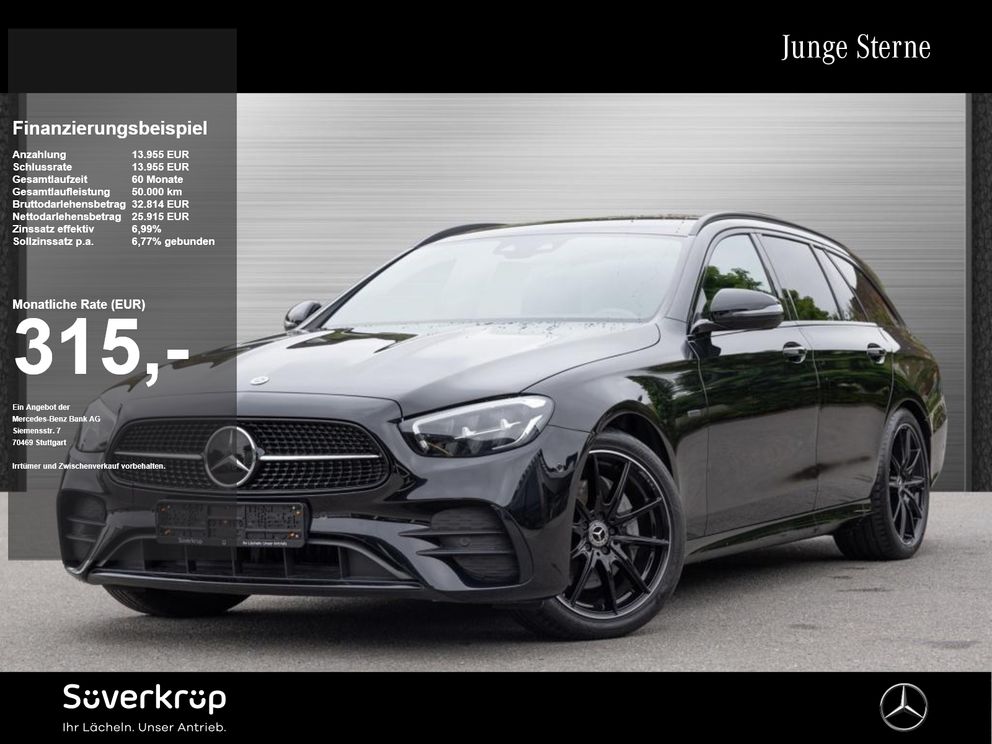 MERCEDES-BENZ E 220 d T // AMG NIGHT WIDE DISTR KAMERA SPUR