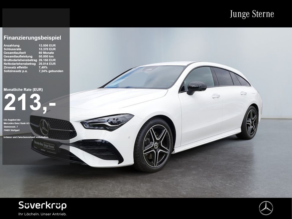 MERCEDES-BENZ CLA 200 SB , AMG NIGHT PREMIUM 360 AHK DISTR PDC