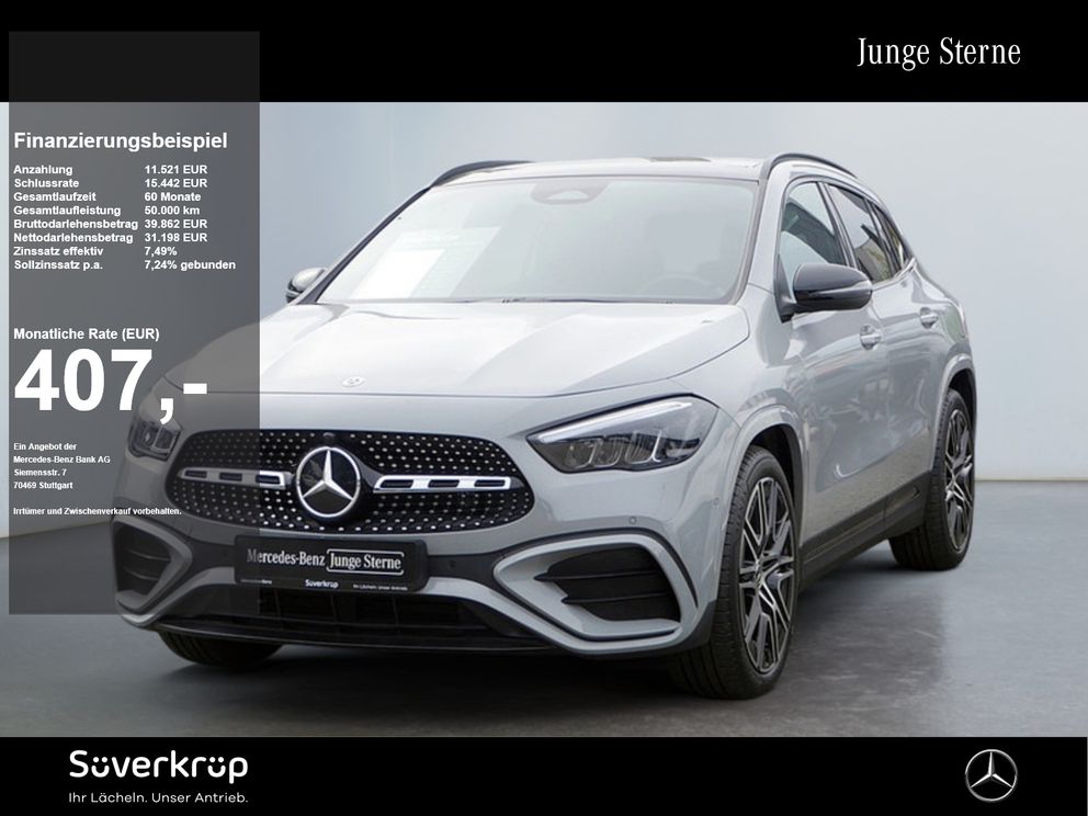 MERCEDES-BENZ GLA 200 d | AMG NIGHT AHK DISTR KAMERA PANO SPUR