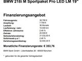 BMW 218i Coupe M Sportpaket Pro LM 19