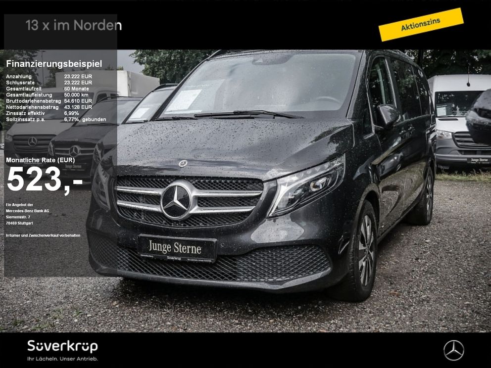 MERCEDES-BENZ V 250 EDITION LANG NAVI MBUX LED STANDH DISTR