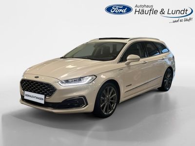 FORD Mondeo Turnier Hybrid Vignale AHK-klappbar El. Panodach Navi Leder Memory Sitze Soundsystem