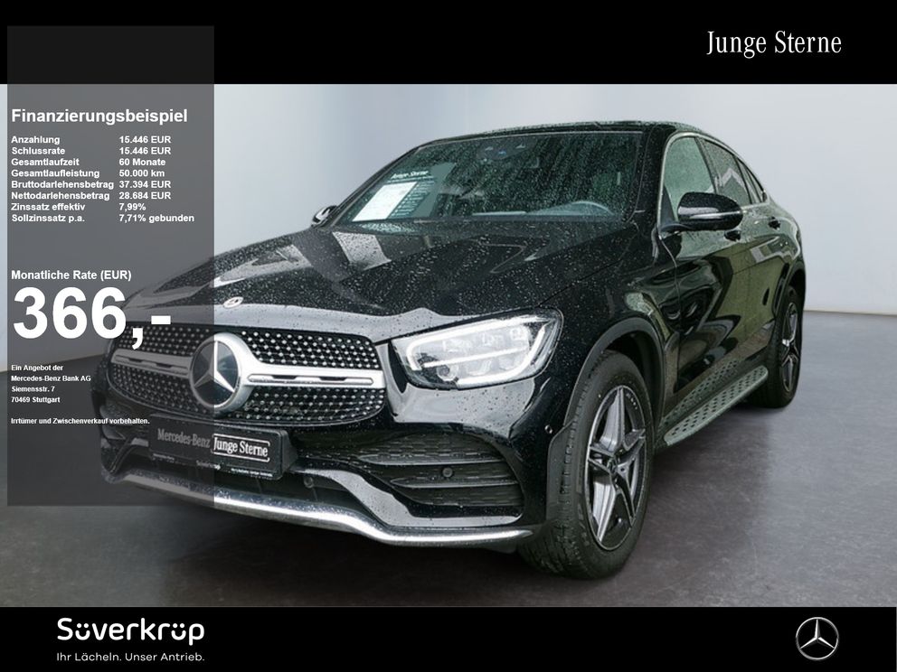 MERCEDES-BENZ GLC 300 d 4M Coupé // AMG MEMO 360 AHK DISTR PDC