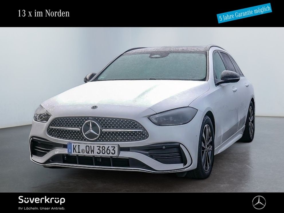 MERCEDES-BENZ C 200 d T AMG NIGHT SPUR PANO AHK DISTR 360 PDC