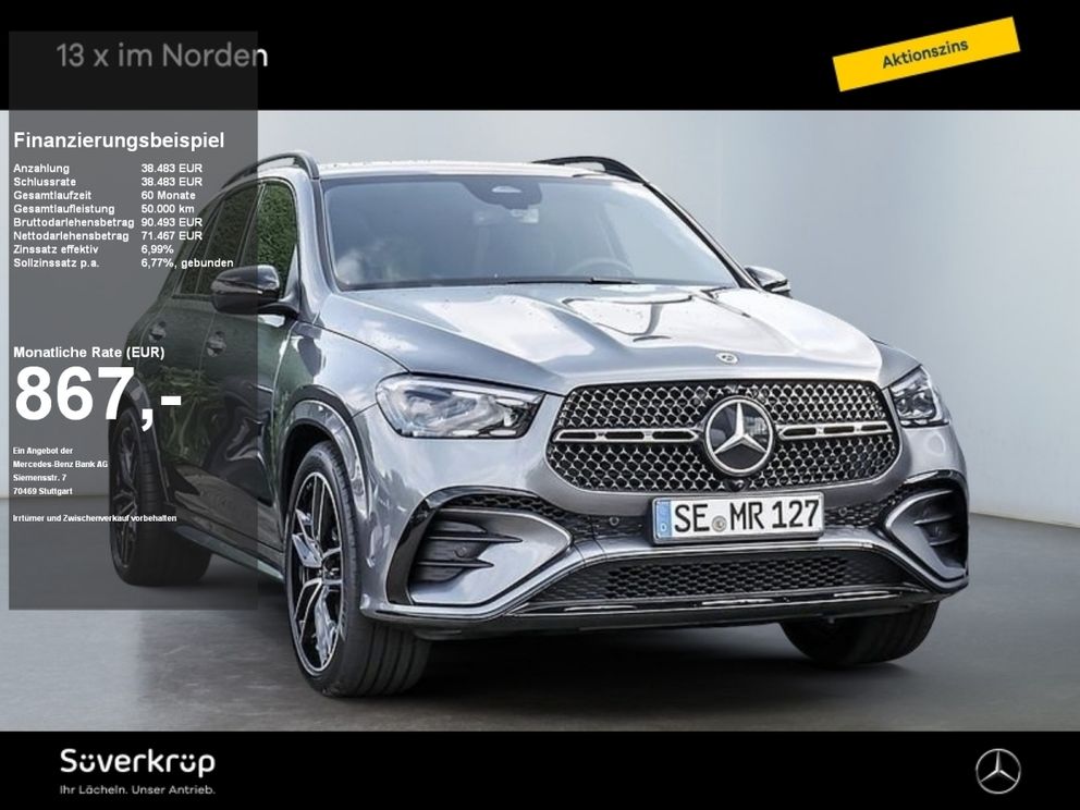 MERCEDES-BENZ GLE 450 d 4M BURM AMG NIGHT SPUR DISTR AIRMATIC