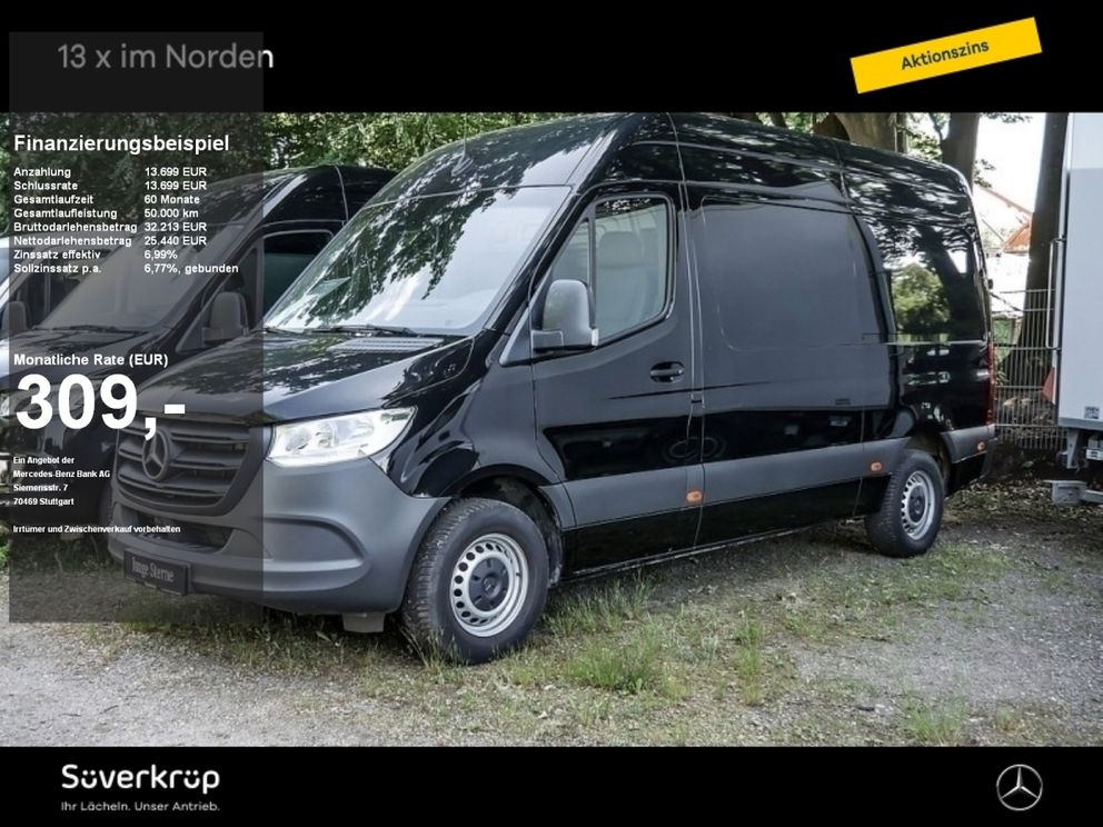 MERCEDES-BENZ Sprinter 317 KASTEN L2H2 KLIMA AHK 3,5T NAVI
