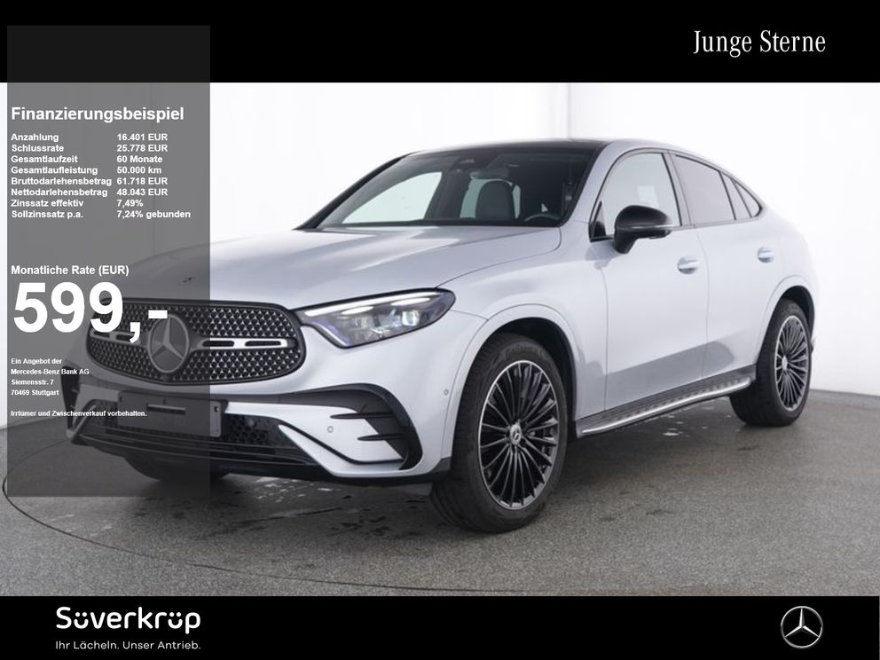 MERCEDES-BENZ GLC 300 d Coupe 4M , AMG BURM NIGHT MEMO 360 AHK