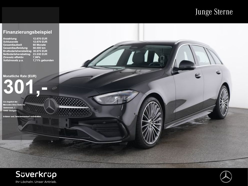 MERCEDES-BENZ C 200 T d ,  AMG BURM MEMO 360 AHK DISTR KAMERA
