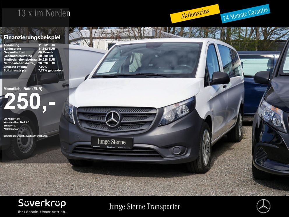 MERCEDES-BENZ Vito 114 TOURER PRO LANG NAVI 8SITZER KAMERA SHZ