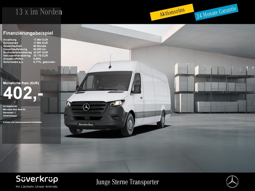 MERCEDES-BENZ Sprinter 317 KASTEN L4H2 SUPERMAXI KLIMA KAMERA