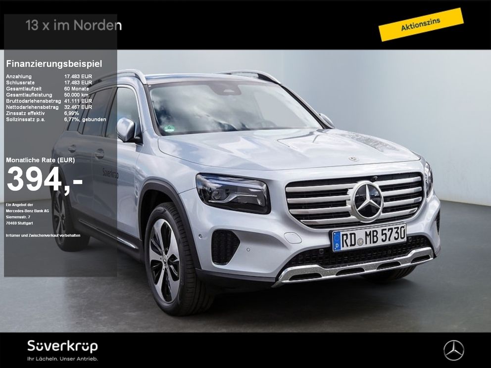 MERCEDES-BENZ GLB 200 d PROGRESSIVE MULTI 360 AHK DISTR KAMERA