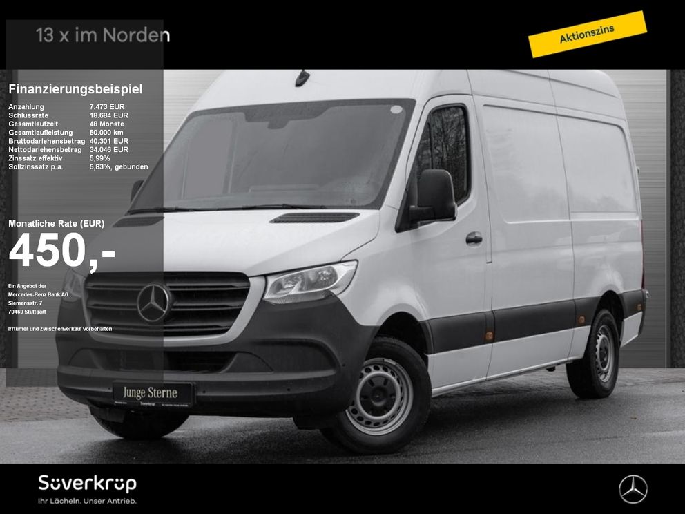 MERCEDES-BENZ Sprinter 317 KASTEN L2H2 KLIMA MBUX NAVI AUTOM
