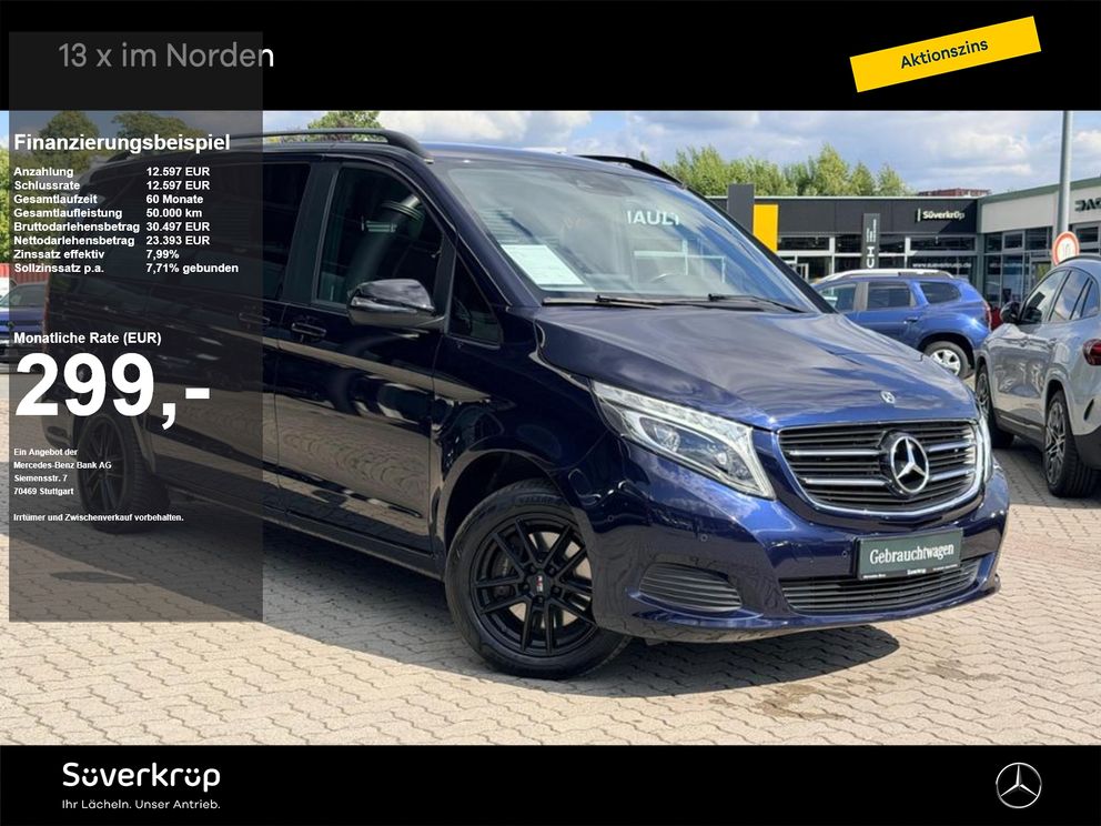 MERCEDES-BENZ V 250 EDITION PANO STANDHEIZUNG AHK 2,5t BURMESTER NIGHT