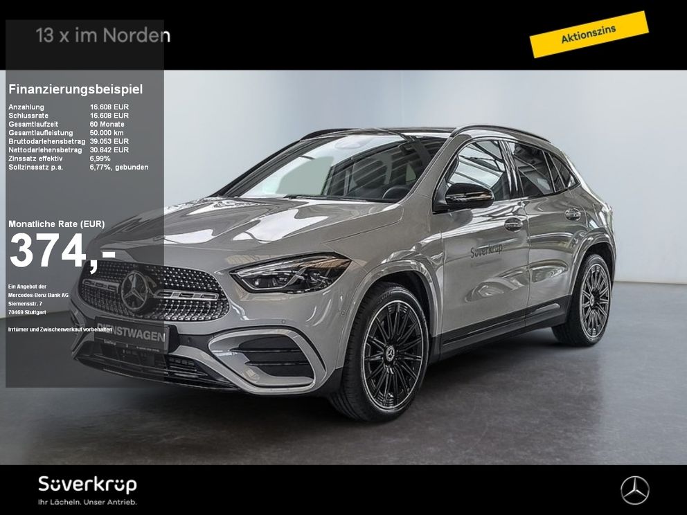 MERCEDES-BENZ GLA 200 AMG NIGHT SPUR PANO AHK KAMERA PDC SHZ