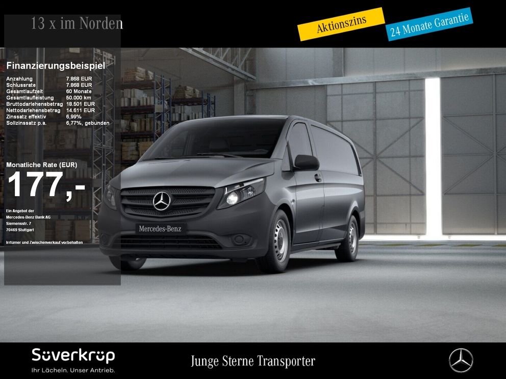 MERCEDES-BENZ Vito 110 KASTEN KLIMA AHK AHK KAMERA Facelift