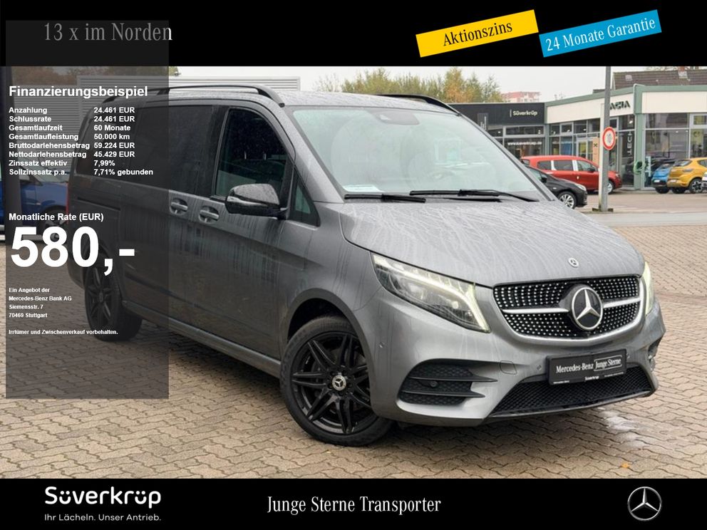 MERCEDES-BENZ V 300 AVANTGARDE AMG NIGHT ALLRAD AHK 2,5T PANO NAPPA
