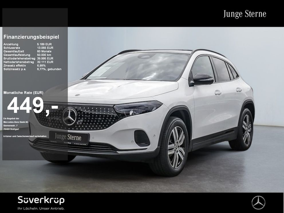 MERCEDES-BENZ EQA 300 4M , NIGHT SPUR PANO STANDH AHK KAMERA
