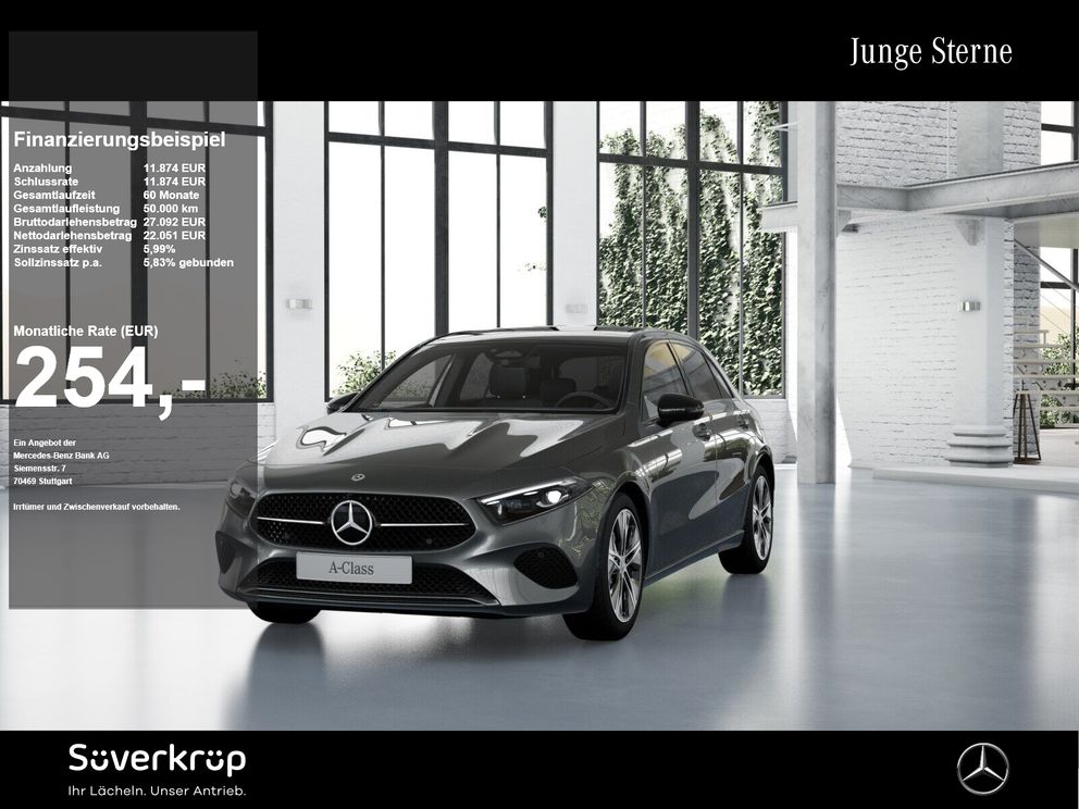 MERCEDES-BENZ A 250 e , BURM NIGHT PROGRESSIVE MULTI AHK PANO