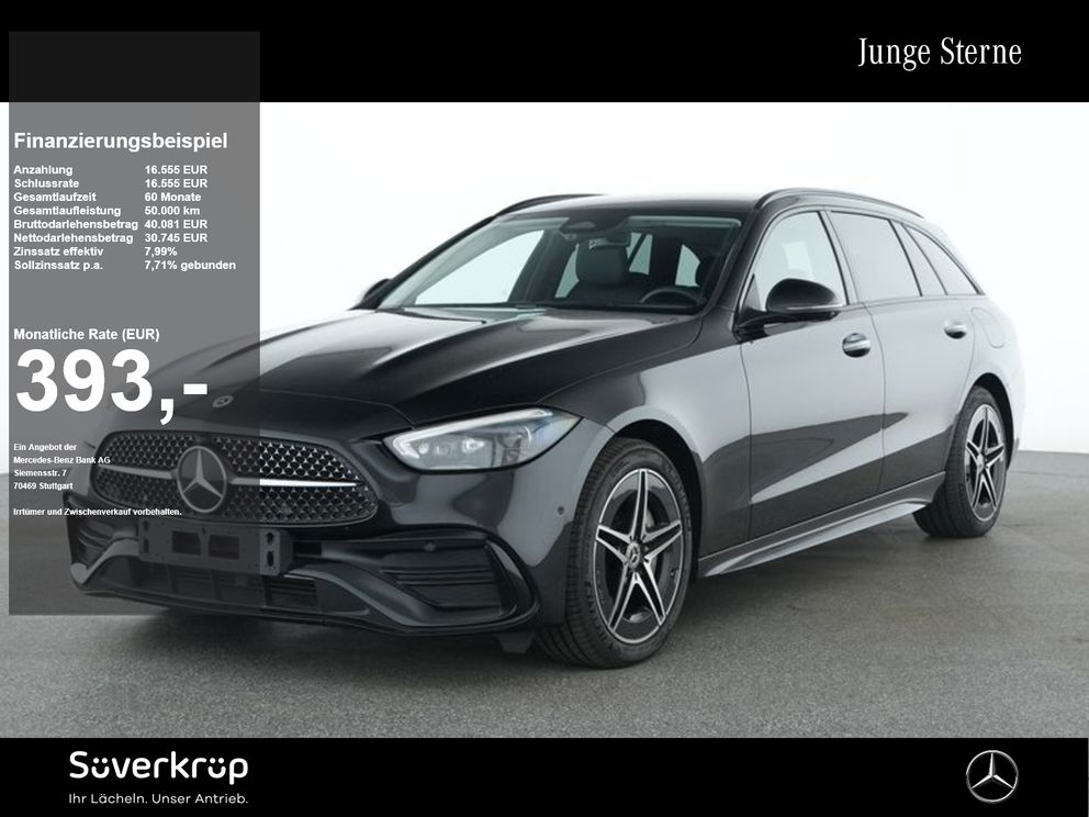 MERCEDES-BENZ C 300 T de ,  AMG BURM NIGHT MEMO 360 DISTR PANO